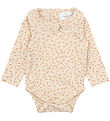 The New Siblings Bodysuit l/s - TnsbNora - White Swan/Beige w. B