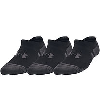 Under Armour Ankle Socks - 3-Pack - Black/Grey