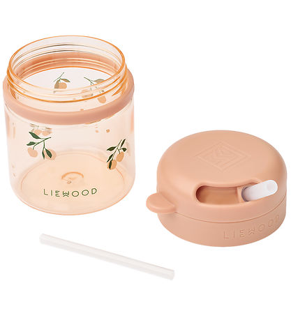 Liewood Cup w. Straws - Pavia - 280 mL - Peach/Sea Shell