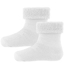 Minymo Socks - 2-Pack - Terry - White