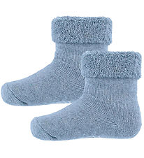 Minymo Socks - 2-Pack - Terry - Winter Sky