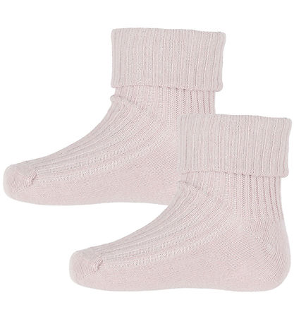Minymo Socks - 2-Pack - Rib - Shell