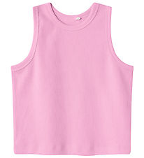Name It Topp - Crop - Rib - Noos - NkfNakal - Rosa Frosting