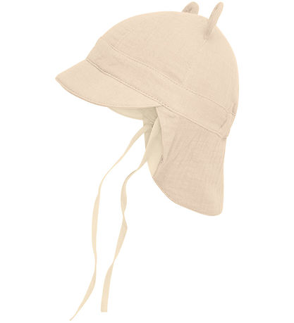 Huttelihut Legionärshatt - Muslin - Irländskt Cream m. Öron