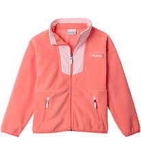 Columbia Fleece Jacket - Sequoia Grove - Hot Coral/Satin Pink