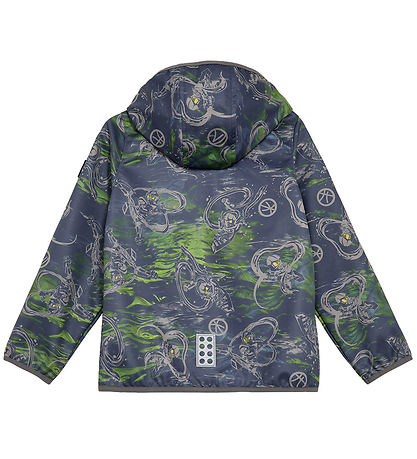 LEGO® Ninjago Softshell Jacket - LWSaku 200 - Dark Blue w. Print