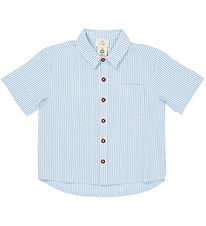 Copenhagen Colors Shirt - Sky Blue W. Cream Stripe