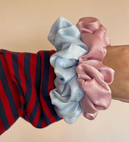 By Stær Scrunchie - Isabella - 18 cm - Lyseblå