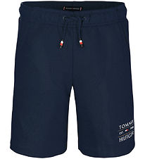 Tommy Hilfiger Sweat Shorts - Flag Hilfiger - Dark Night Navy