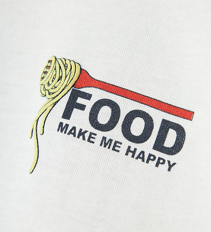 Name It T-shirt - NkmFonnot - Bright White/SPAGHETTI
