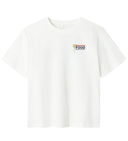 Name It T-shirt - NkmFonnot - Bright White/SPAGHETTI