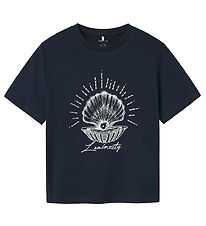 Name It T-Shirt - NkfFlimse - Navy Blazer m. Zeeschelp