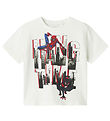 Name It T-shirt - NmMust Spider - Cloud Dancer