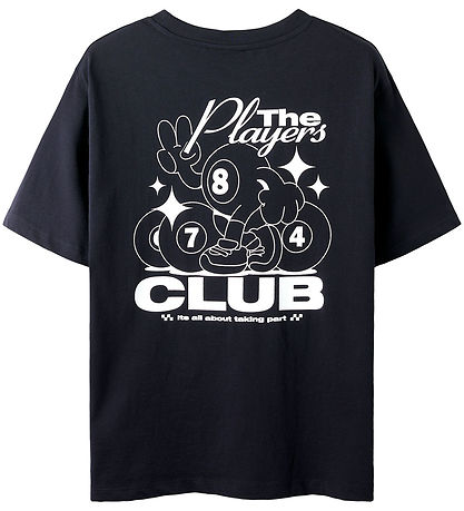 LMTD T-shirt - NlmEight - Black/Club Print