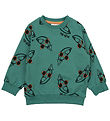 The New Siblings Sweatshirt - TnstNeo - Bottle Green w. Peas