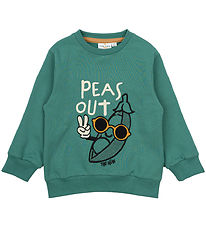 The New Siblings Sweatshirt - TnstNikolos - Bottle Green w. Brod