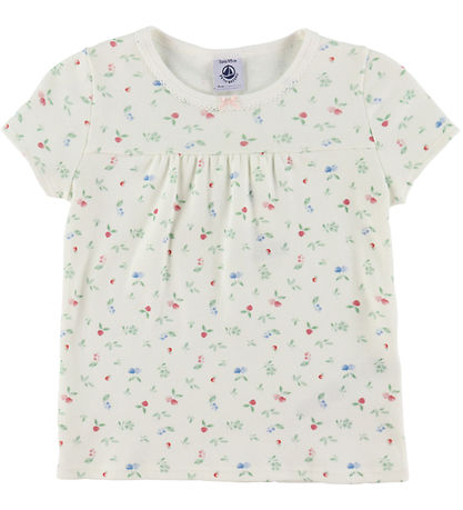 Petit Bateau Pyjama Set - 2 Parts - Marshmallow/Multicolour