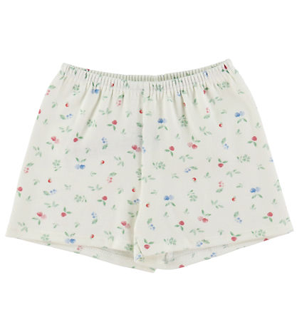 Petit Bateau Pyjama Set - 2 Parts - Marshmallow/Multicolour