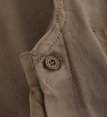 Minymo Overalls - Twill - Timber Wolf