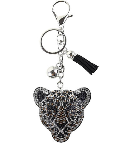 By Stær Keychain - Leopard - Grey