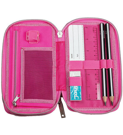 Jeva Pencil Case w. Contents - Twozip - Supernova