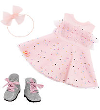Our Generation Puppenkleidung - Kleid Und Stiefel