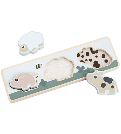 Done by Deer Sensory Jigsaw Puzzle - Yiny Farm - Color mix
