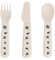 Done by Deer Cutlery - 3-Pack - Tiny Farm - Sand