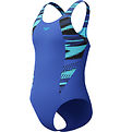 Speedo Sundföt - HyperBoom SPlice Muscleback - Blátt M. Prentað