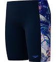 Speedo Badehose - Digital Panel Jammer - Navy m. Haie