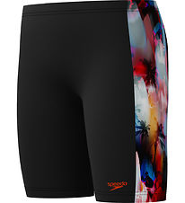 Speedo Badeshorts - Digital Panel Jammer - Svart m. Trykk