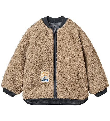 Wheat Termo/Fleece Jacket - Reversible - Lake - Ink Stripe