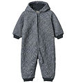Wheat Thermo Suit w. Fleece - Cuddle - Ink Stripe