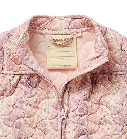 Veste Thermique Wheat - Thilde - Lilac Flower Rainbow