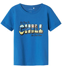 Name It T-Shirt - NmmVux - Star Sapphire/Koelen