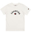 Champion T-Shirt - Wit m. Logo