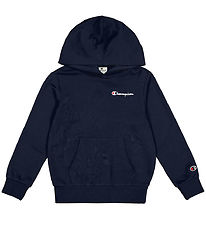 Champion Hoodie - Navy m. Logo