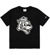 Champion T-shirt - Black w. Print