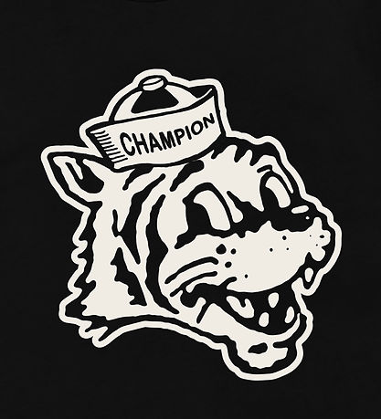 Champion T-shirt - Black w. Print