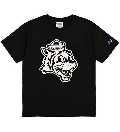 Champion T-shirt - Black w. Print