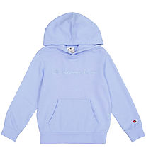 Champion Hoodie - Blauw m. Logo