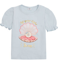 Hust and Claire T-shirt - Alma - Winter Sky w. Glitter