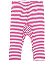 Joha Leggings - Rib - Wool/Silk - Off White/Pink