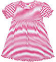 Joha Dress - Rib - Wool/Silk - Off White/Pink