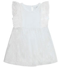 Hust and Claire Bodykleid k/ä - Kristi - White m. Strickerei Eng