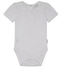 Hust and Claire Romper s/s - Bri - White m. Kraag