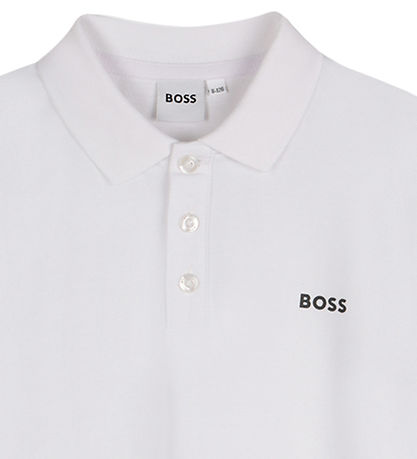 BOSS Polo - White w. Print