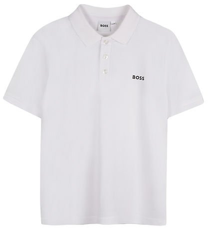 BOSS Polo - White w. Print