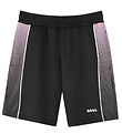 BOSS Shorts - Team BOSS - Zwart m. Roze