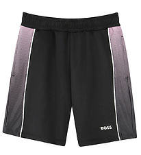BOSS Shorts - Team BOSS - Zwart m. Roze